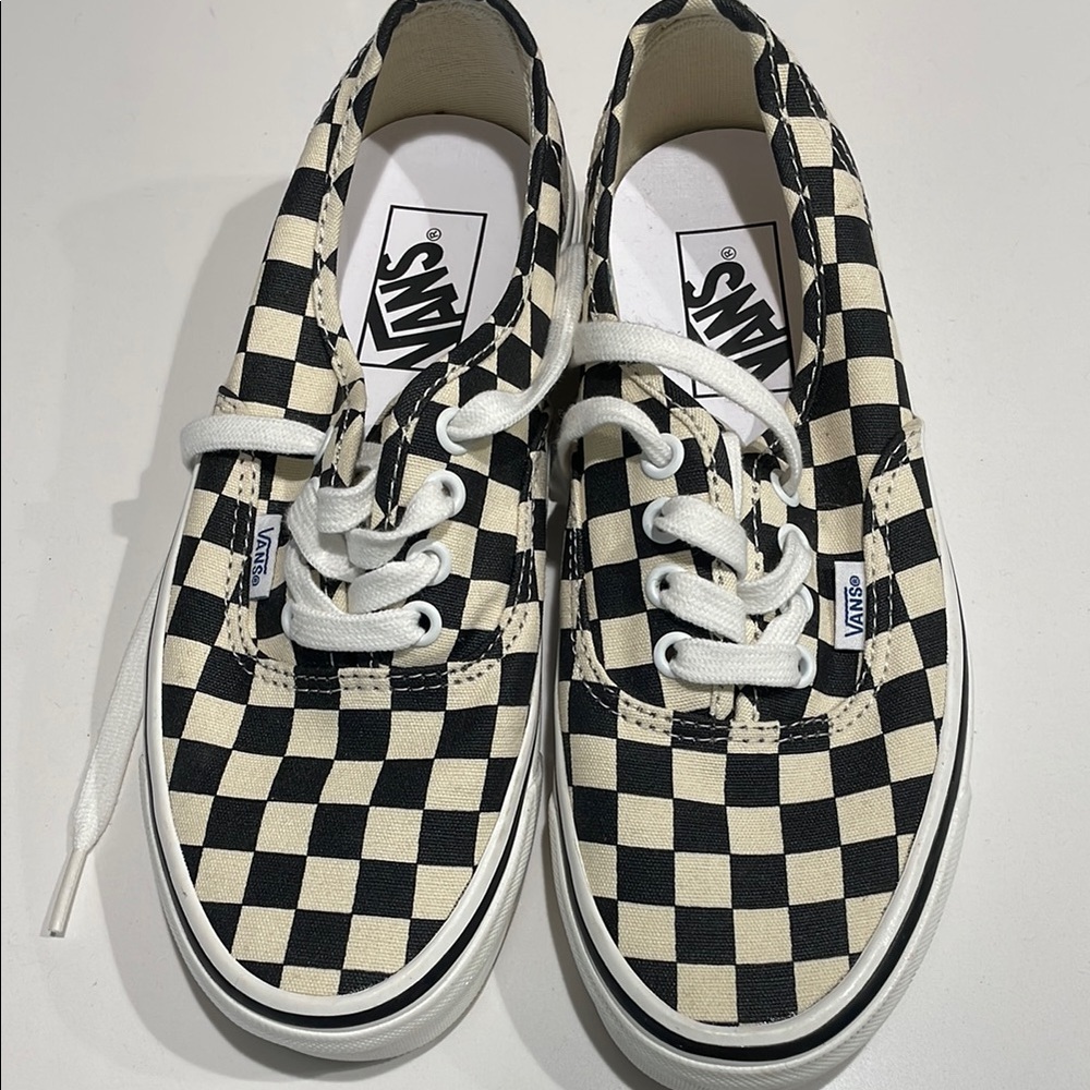 Vans Checkered Black and White Shoes